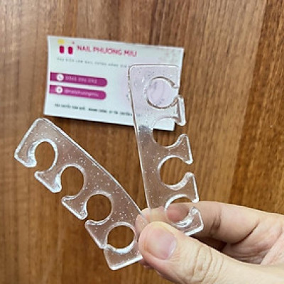 Kẹp Tách Ngón Chân Làm Nail Silicon Siêu Dẻo 1 Cặp 2 Chiếc Màu Ngẫu Nhiên Chống Lem Sơn  Làm Móng Nail Phương Miu Nữ Women