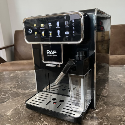 Máy Pha Cà Phê Tự Động RAF R.118 Thương Hiệu Pháp Màn Hình Cảm Ứng 8.6 Inch, Công Suất 1350W, 1 Giờ 20 Ly - HÀNG NHẬP KHẨU, BẢO HÀNH 1 NĂM