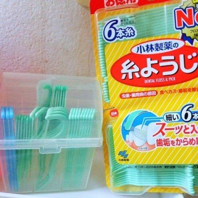 Set 60 chiếc tăm chỉ nha khoa Kobayashi Ito Yoji hàng nội địa Nhật Bản