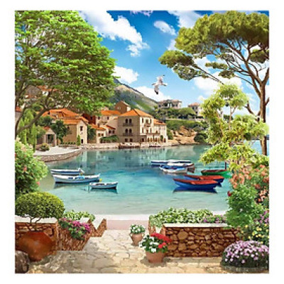 Tranh Dán Tường Phong Cảnh 3D TV018