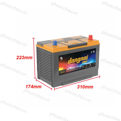 Bình Ắc Quy 12V-80Ah, Ắc Quy Dong Nai CMF 95D31 L/R