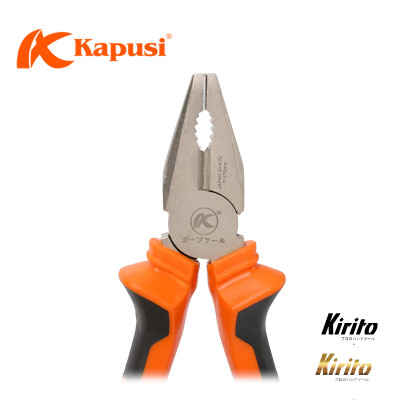 Kìm điện Kapusi Japan kích cỡ 7 inch chính hãng chất liệu thép CRV k8022