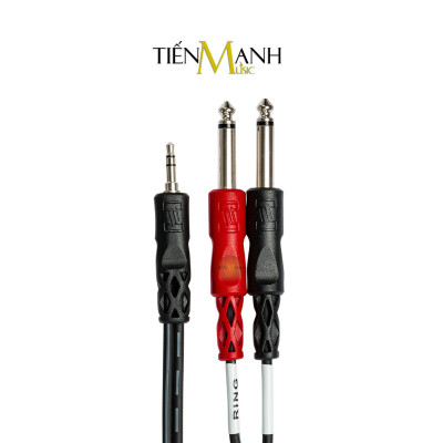 Dây Cáp Chia Tín Hiệu Chữ Y Hosa Chuyển Từ 3ly Stereo TRS Sang 2 Đầu 6ly Mono TS CMP-153, CMP-159 Cable 1/4 in Hàng Chính Hãng - Kèm Móng Gẩy DreamMaker