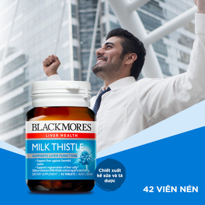 Combo Tinh Dầu Hoa Anh Thảo Hỗ Trợ Cân Bằng Nội Tiết Tố Blackmores Evening Primrose Oil Lọ 190 Viên và Viên Uống Hỗ Trợ Bảo Vệ Và Phục Hồi Tế Bào Gan Blackmores Milk Thistle Lọ 42 Viên