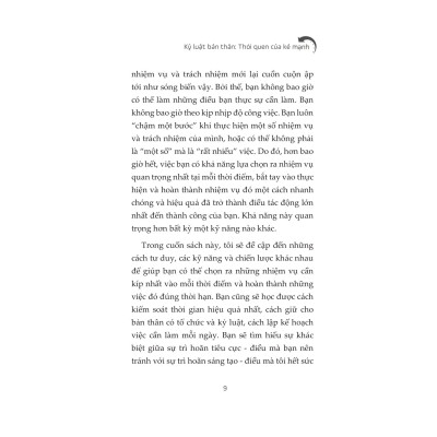 Kỷ Luật Bản Thân Thói Quen Của Kẻ Mạnh