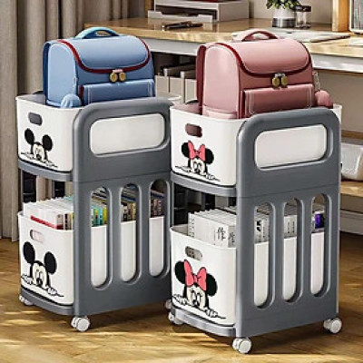 Kệ Đa Năng 3 Tầng Hình Chuột Mickey - Tiện Lợi, Gọn Gàng, Đẹp Mắt