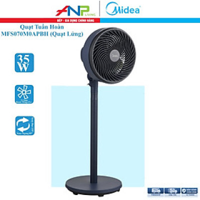 Quạt Tuần Hoàn Không Khí Midea MFS070M0APBH (Quạt Lửng, Hàng Chính Hãng, Công Suất 30W)