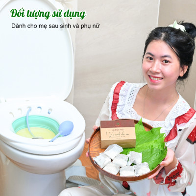 Bộ thảo mộc xông hơi đầy đủ Wonmom ( Xông mặt - toàn thân - cửa mình - gừng hạ thổ toàn thân )