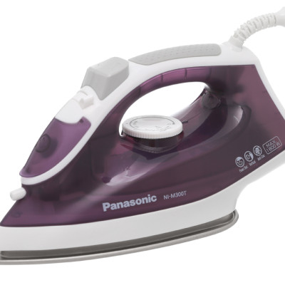 Bàn Ủi Hơi Nước Panasonic NI-M300TVRA Tím - Công suất 1800W - Phun hơi cực mạnh - Hàng chính hãng - Bảo hành chính hãng 12 tháng , Chất lượng Nhật Bản