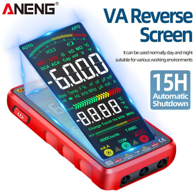 Đồng Hồ Vạn Năng KTS Chất Lượng Cao AN683 MH Màu Cảm Ứng Superview 5 Inch Pin Sạc Litihum CATIII NCV 6000 Counts Độ Chính Xác Cao