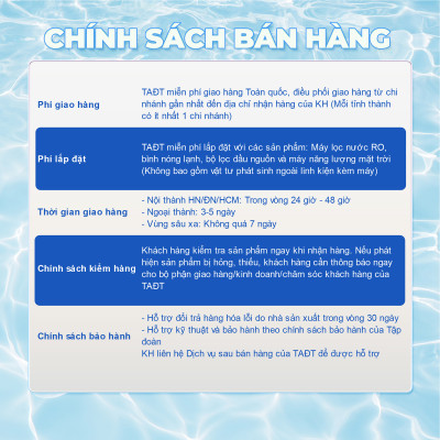 Máy lọc nước RO Tân Á Đại Thành Plus – 8 Lõi, Hàng Chính Hãng, Bảo Hành 12 Tháng
