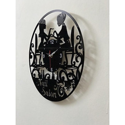 Đồng Hồ Treo Tường Đẹp Độc Đáo Cho Tiệm Nail Spa