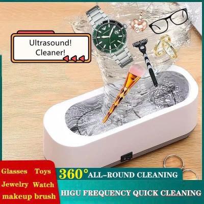 Máy Làm Sạch Mắt Kính, Đồ Trang Sức Dùng Sóng Siêu Âm Cỡ Nhỏ Thiết Kế Di Động Sử Dụng Tại Nhà - Chất Lượng Cao