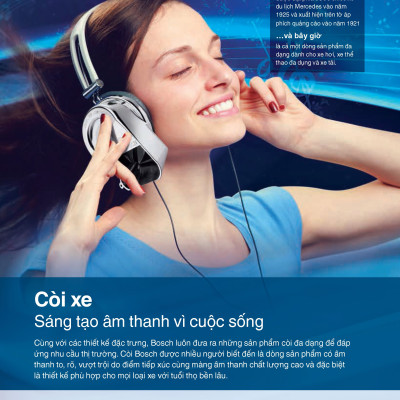 Kèn Còi Sò Xe Tải Bosch Windtone 24V (Bộ 2 Cái)