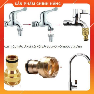 ️ Bộ dây vòi xịt nước rửa xe, tưới cây , tăng áp 3 lần, loại 7m,10m 206701 đầu đồng,cút đồng,+ mở chai