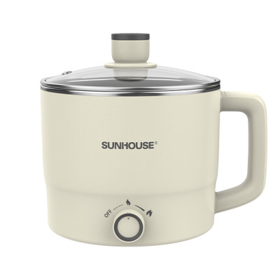 Lẩu điện mini đa năng Sunhouse SHD4516, SHD4517 - Đa năng 4in1 - Lòng nồi inox 304 - Tích hợp tay cầm - Gia nhiệt trực tiếp - Hàng chính hãng