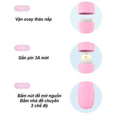 Máy Massage Mắt Kiểu Bút Chống Thâm Quầng Mini, Chống Bọng Mắt (Loại Tốt Xả Kho) (Hàng Chính Hãng)