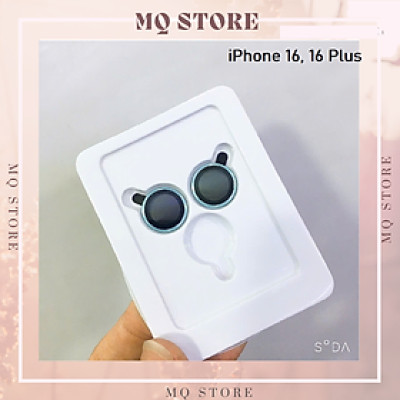 Vòng bảo vệ camera cho iPhone 16 , 16 Plus chống trầy xướt, màu nguyên bản ( hàng chính hãng)