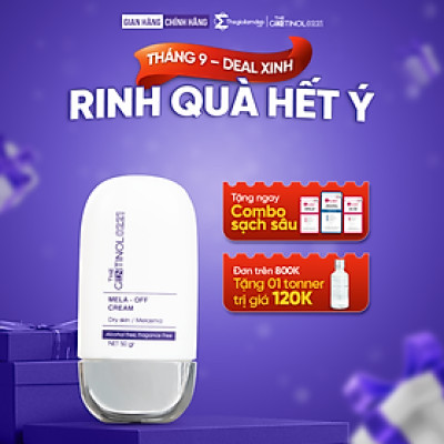 Kem Mela Off tái sinh tế bào, khôi phục sự cân bằng da The Gentinol 0221 50g