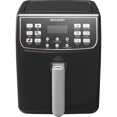 Nồi Chiên Không Dầu Điện Tử Sharp KF-AF55EV-BK (5.5 Lít) – Hàng Chính Hãng