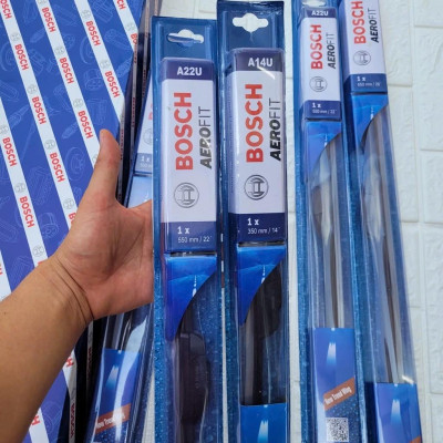 Cần Gạt Mưa Ô Tô Bosch Loại Cao Cấp Linh Chi Bedding- Lưỡi Silicone Loại Thân Mềm Không Xương