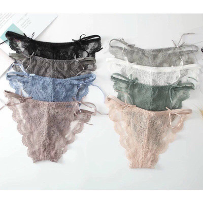 QUẦN LÓT REN NƠ LỌT KHE SEXY TỪ 40-55KG DÀNH CHO NỮ