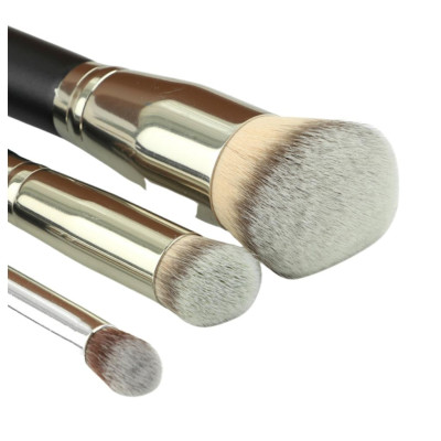 Cọ Che Khuyết Điểm 3 Cây, bộ cọ trang điểm 3 cây, bộ cọ Đầu Tròn Nhỏ 370, Cọ che khuyết điểm tròn 270, Cọ đánh phấn nền tròn Che Khuyết Điểm