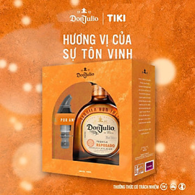 Hộp quà Rượu Don Julio Reposado Tequila 38% 750ml
