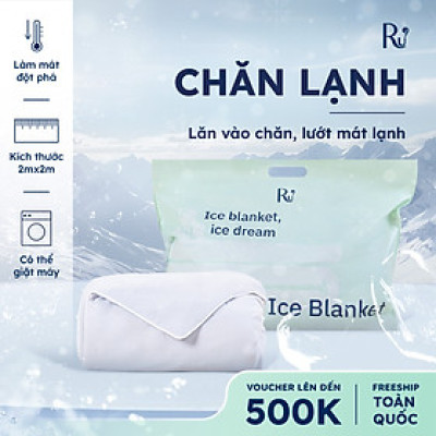 Chăn Hè Lạnh Ice Blanket Ru9 Nguyên Liệu Từ Bông Microfiber | 3 Kích Thước