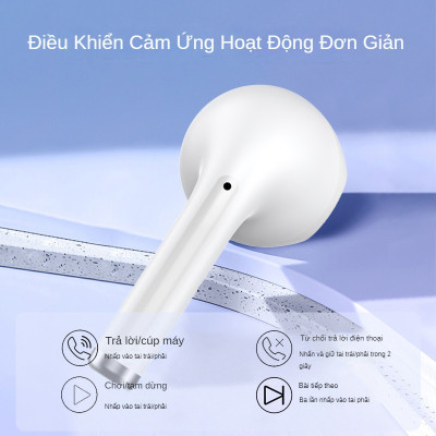 Tai Nghe Bluetooth Nhét Tai Không Dây FIRO A20 - Tai Nghe Bluetooth ENC Giảm Tiếng Ồn Thông Minh - Tai Nghe FIRO A20 Bluetooth 5.3 - Công Nghệ Kháng Nước IPX5 - Tai Nghe Không Dây FIRO A20 - Phù Hợp Với Tất Cả Dòng Máy - Hàng Chính Hãng