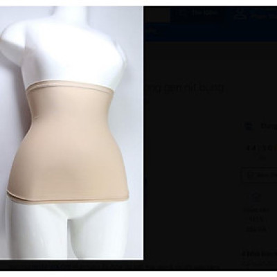 Đai nịt bụng lót trong latex miếng lót su siêu mỏng