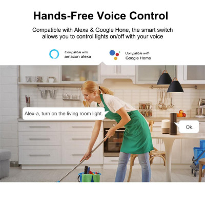 Bảng điều khiển từ xa tiêu chuẩn SONOFF T2EU3C-TX 3 gang công tắc đèn tường WiFi thông minh 433Mhz