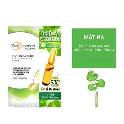 Mặt Nạ Bio-Essence Bio-Treasure Centella Asiatica Extract Intensive Repair Ampoule Mask 25ml