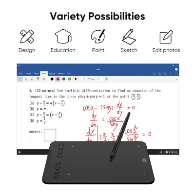 Bảng Vẽ Điện Tử Đồ Họa Kỹ Thuật Số 10*6 inch XP-Pen Deco 01 V3 - Hàng Nhập Khẩu