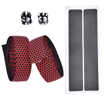 Bộ 2 Ruy Băng Quấn Silicon Ghi Đông Tay Cầm Chống Trơn Trượt Cho Xe Đạp Đua Thể Thao Đường Trường Thiết Kế Ba Chiều Tổ Ong Siêu Nhẹ Thoáng Khí Hút Mồ Hôi Cao Cấp Mai Lee