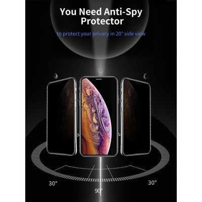 Cường Lực Mipow Kingbull Chống Nhìn Trộm Premium HD 2.7D For iPhone 13/13 PRO/13PRO MAX - Hàng Chính Hãng