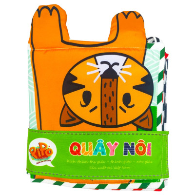 Ziczac Vải Đa Tương Tác Kiêm Đồ Chơi Quây Nôi Cũi Kích Thích Thị Giác Cho Trẻ Sơ Sinh - PiPo Vietnam