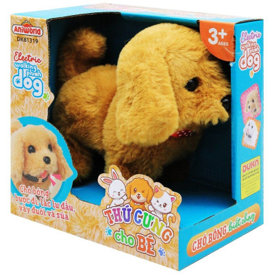 Đồ Chơi DUKA: Thú Cưng Cho Bé - Chó Bông Biết Chạy - DK81319 (3 Màu Ngẫu Nhiên)