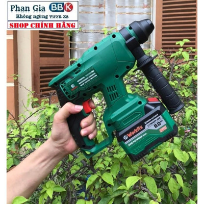 Khoan Bê Tông Pin Workfix 21v-Model: WF-RH2603-3 Chức năng - Pin 15 cell- Bảo hành chính hãƞg.