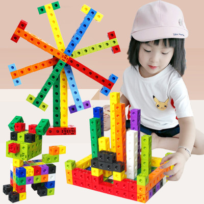 Bộ đồ chơi xếp hình thông minh Number Blocks hình vuông 100 viên - Chính hãng dododios