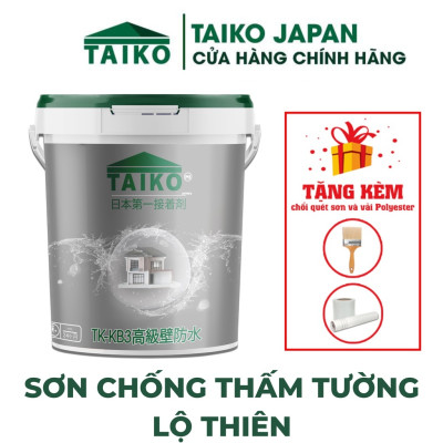 10 Kg Sơn Chống Thấm TAIKOMI KB3 - Chuyên Chống Thấm Tường Nhà / Hiệu Ứng Cánh Sen Kháng Nước