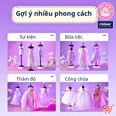 Đồ chơi thiết kế thời trang Mideer Clothing Design House - Dụng cụ may vá thủ công tại nhà cho bé từ 5 tuổi