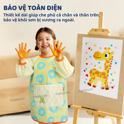 Áo Khoác Vẽ Tranh Mideer Chống Nước Cho Bé, Đồ Chơi Phát Triển Trí Tuệ Cho Trẻ Em Từ 2,3,4,5,6 Tuổi