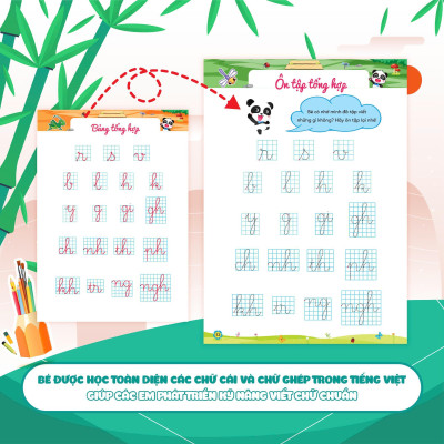 Sách - Phiếu Luyện Đọc Luyện Viết Cùng Gấu Kiki - Combo 4 Cuốn - Megabook