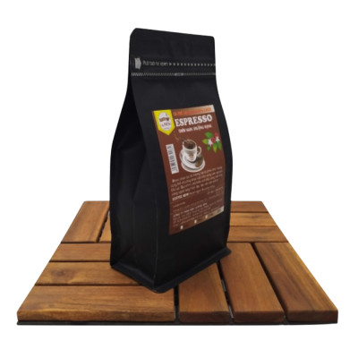 Cà Phê ESPRESSO - Rang Mộc Nguyên Chất (Gói 500g) Tặng Thìa Đong Cà Phê - Pha Máy Hoặc Pha Phin - Hậu Đậm, Vị Đắng Nhẹ, Mùi Hương Thanh Thoát- Coffee New