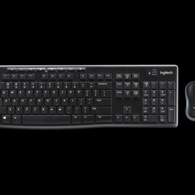 Bộ bàn phím chuột không dây Logitech MK270r - Hàng Chính Hãng - Bảo Hành 36 Tháng