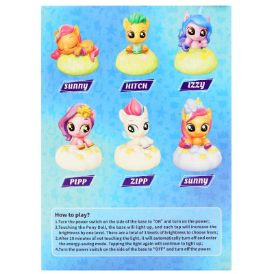 Đồ Chơi Mô Hình My Little Pony - Magic Night Light (Có Đèn) - ToTy DP04 (Mẫu Sản Phẩm Bên Trong Là Ngẫu Nhiên)
