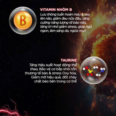 DMAXX thức uống bổ sung vitamin năng lượng không đường DAMODE 36 gói màu đỏ mỗi gói 2,2gr