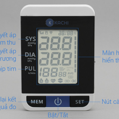 Máy đo huyết áp tự động Kachi MK167 - Hàng chính hãng