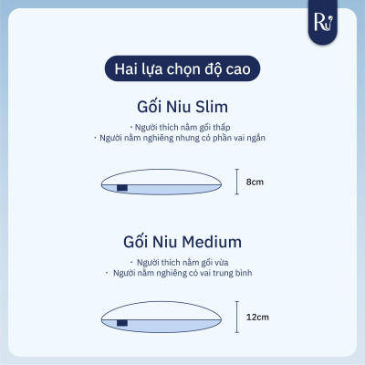 Gối Niu Cao Cấp Ru9 - Công Nghệ Đột Phá Graphene Foam | Chất Liệu Foam Mềm Mại